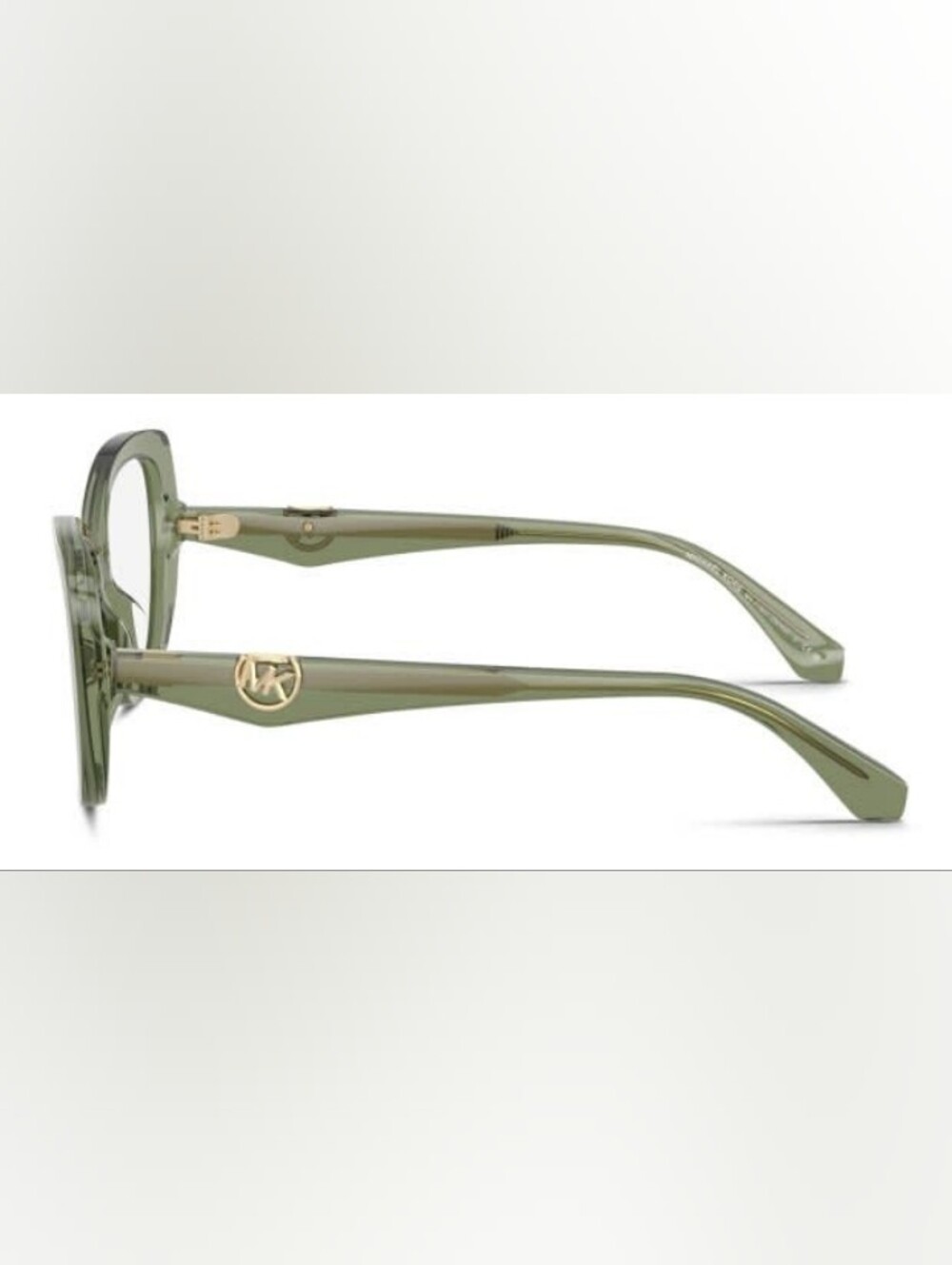 Michael Kors Dervio Women's Translucent Green Acetate MK Logo Frame - Picture 7 of 9
